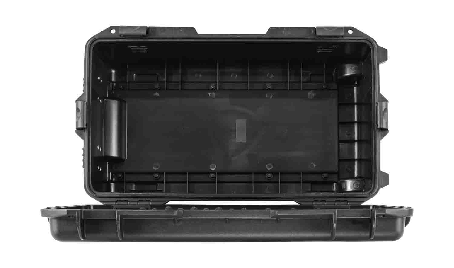 Odyssey VU201107HWNF Bottom Interior Injection-Molded Trolley Utility Case - 20.5″ x 11.25″ x 5.75″ - Hollywood DJ