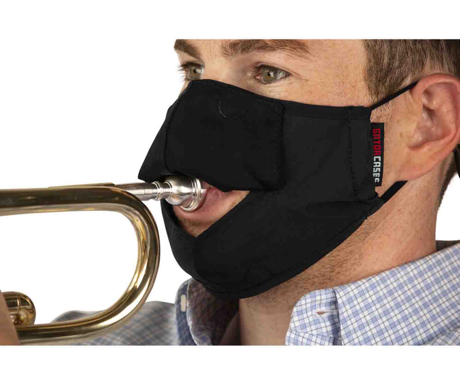 Gator Cases GBOM-XSMALLBK X-Small Wind Instrument Face Mask - Hollywood DJ