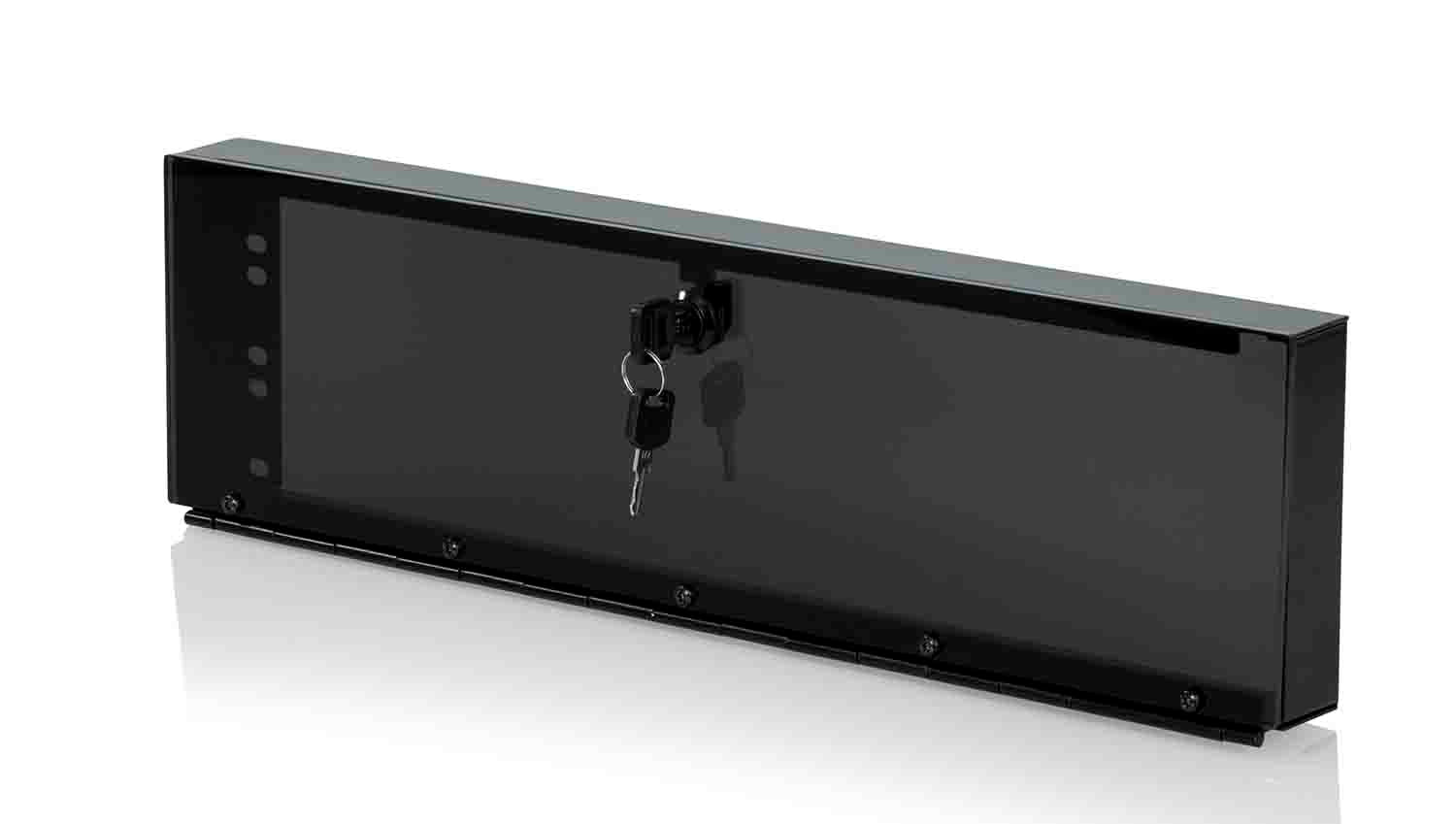 Gator Cases GRW-PNLSECPLX-3, 3U Hinged Plexi Security Panel - Hollywood DJ