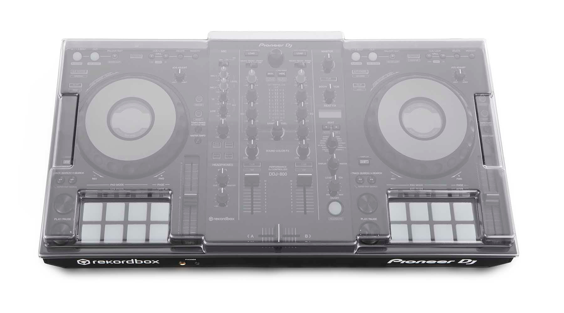 B-Stock: Decksaver DS-PC-DDJ800, Cover For Pioneer DDJ-800 DJ Controller - Hollywood DJ