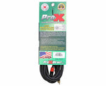 Prox XC-CMR15 Unbalanced 1/8" Mini TRS-M to Dual RCA-M High Performance Audio Cable - 15 Feet by ProX Cases