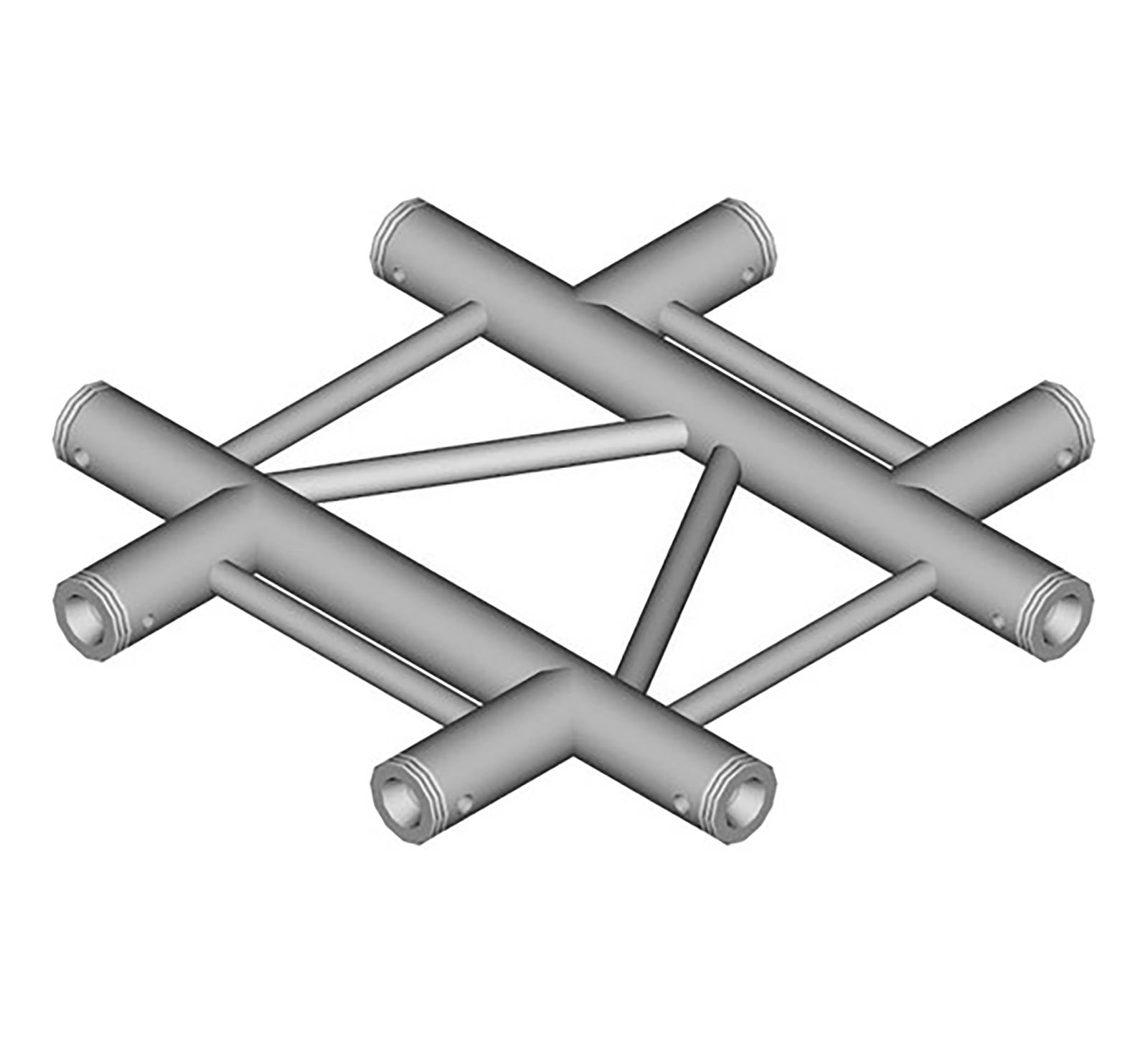 Global Truss IB-4072-H, Horizontal Four Way Cross-Junction for F32 I-Beam Truss System - 1.64 ft - Hollywood DJ