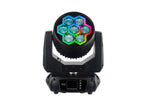 JMAZ JZ3017 280w LED Moving Head Wash PIXL TRON 740Z With Zoom (6°-60°) and 7 Quad (RGBW) 40w LEDs, LED Ring - Hollywood DJ