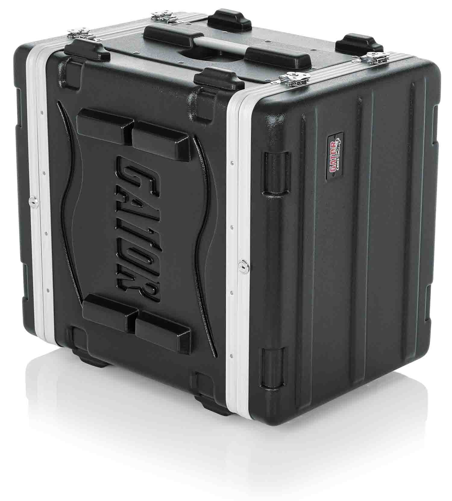 Gator Cases GR-8L Standard Molded 8U Audio Rack Case 19″ Deep - Hollywood DJ