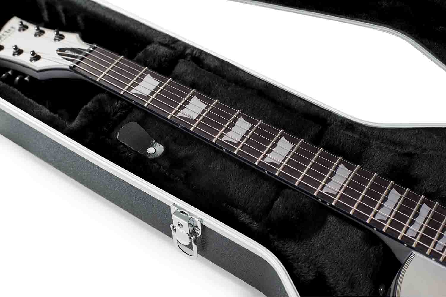 Gator Cases GC-LPS Deluxe Molded Guitar Case for Single-Cutaway Electrics Guitar - Hollywood DJ