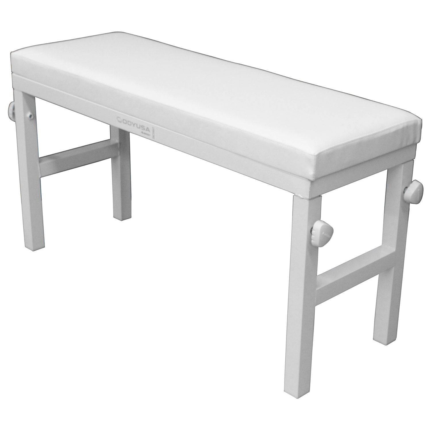 Odyssey BNCHWHT 40″ Wide Portable Bench For Photo Booth Setups - White - Hollywood DJ