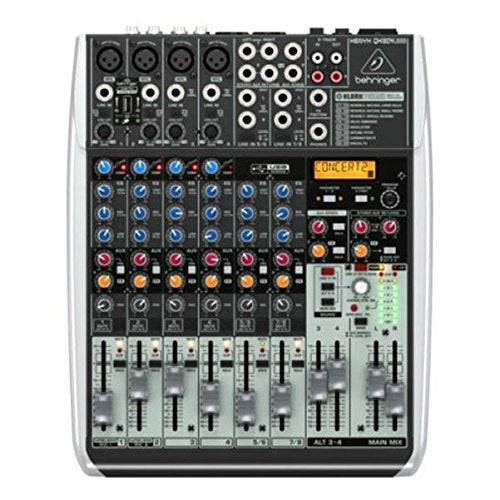 Behringer QX1204USB, 12-Input 2/2-Bus Mixer with USB Audio Interface - Hollywood DJ