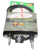 Prox XC-PP03 Unbalanced 1/4" TS-M to 1/4" TS-M High Performance Audio Cable - 3 Feet - Hollywood DJ
