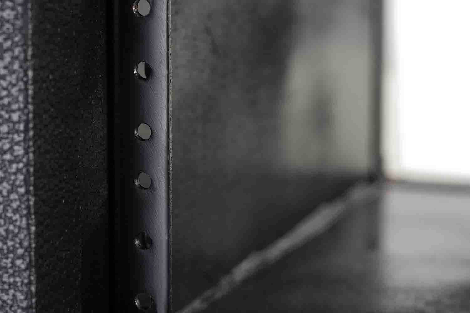 Gator Cases GR-RETRORACK-3BK Vintage Amp Vibe Rack Case - 3U Black - Hollywood DJ