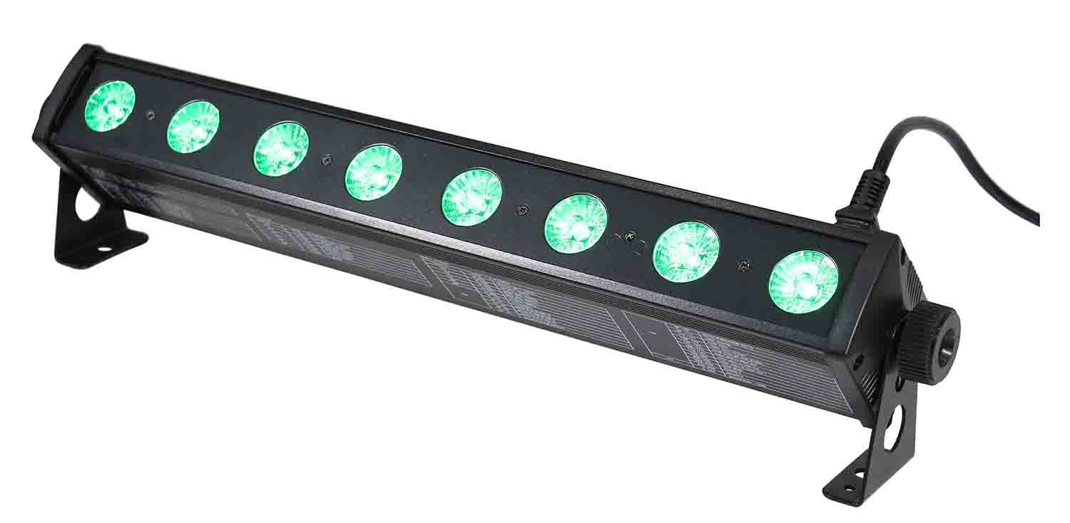 ProX X-BAR8RGBUV 8 32W High Power RGB-UV LED Wash Light - Hollywood DJ