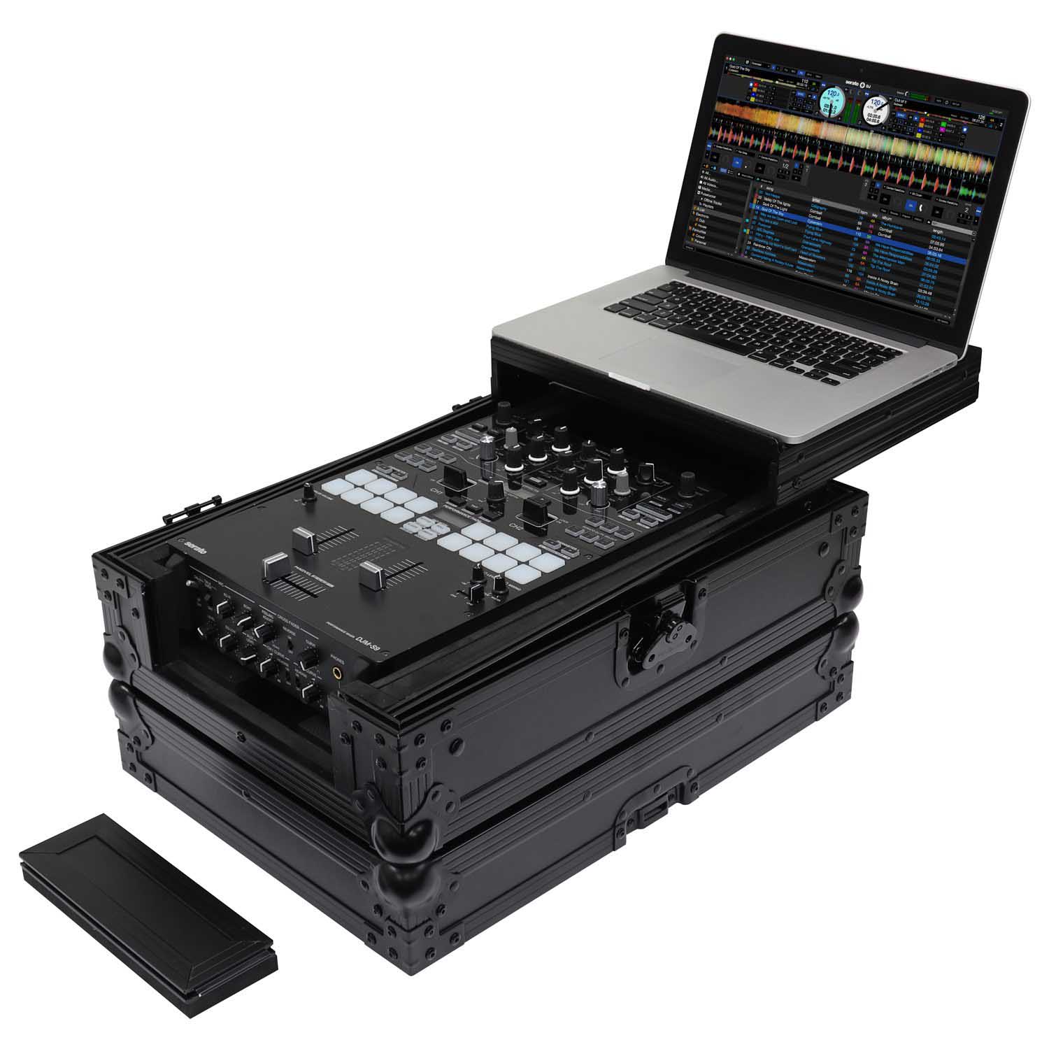 B-Stock: Odyssey FZGS10MX1XDBL 10" Format DJ Mixer Case with Extra Deep Rear Compartment - Black - Hollywood DJ