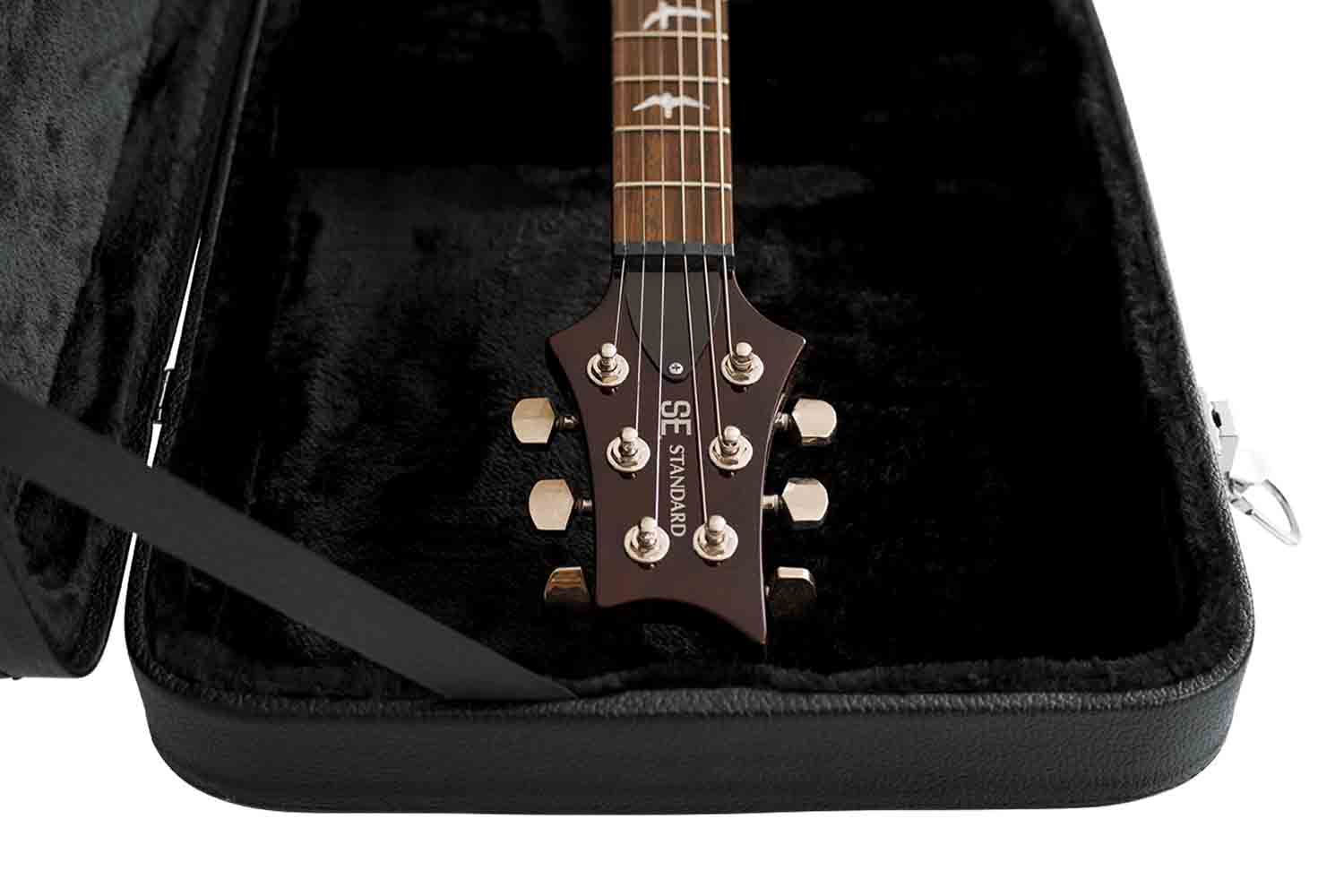 Gator Cases GWE-ELEC-WIDE Hard-Shell Wood Case for PRS and Wide Body Style Guitars - Hollywood DJ