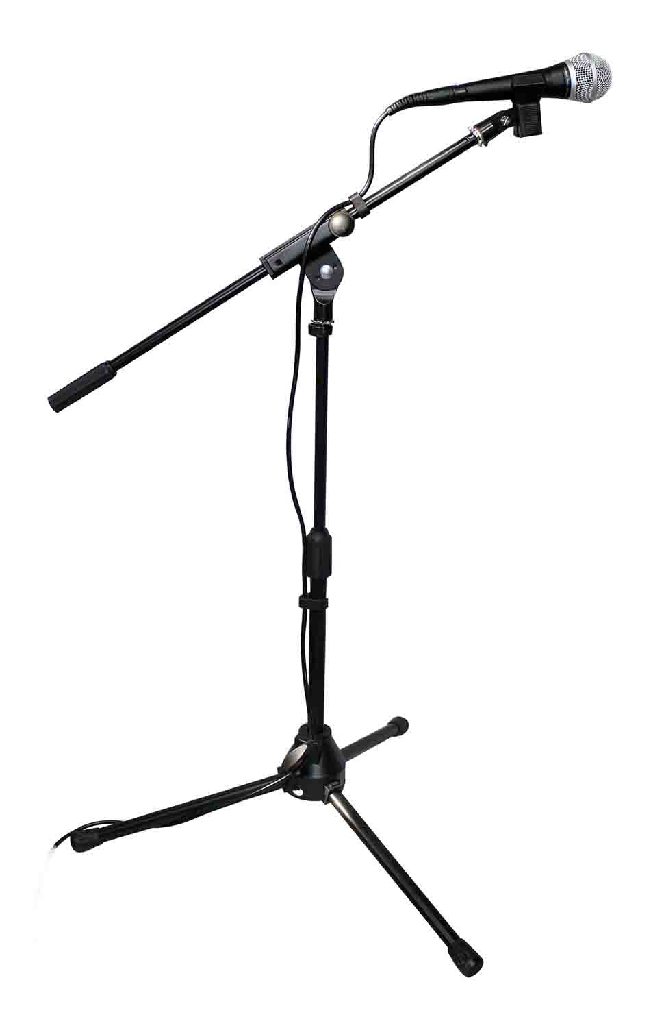 ProX T-MIC05 Short Tripod Microphone Stand with Boom - Hollywood DJ