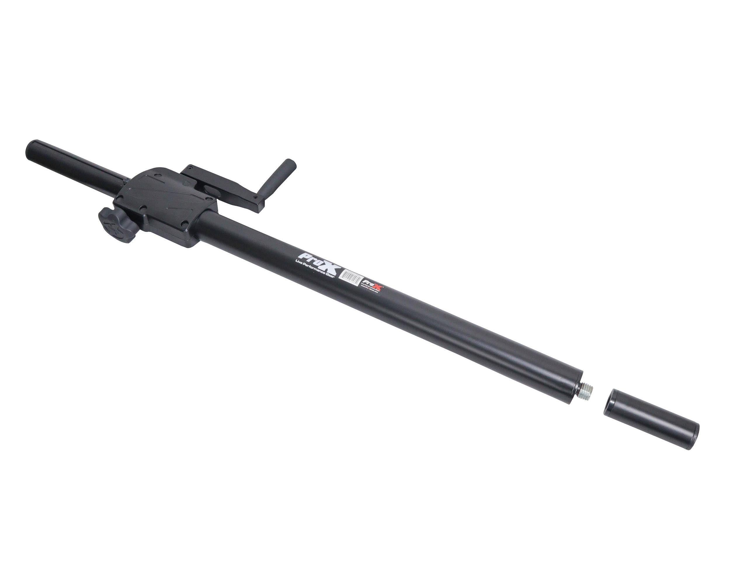 ProX T-SAA-C Crank System Adjustable Speaker Subwoofer Pole 1-3/8" Diameter from 34"-52" by ProX Cases