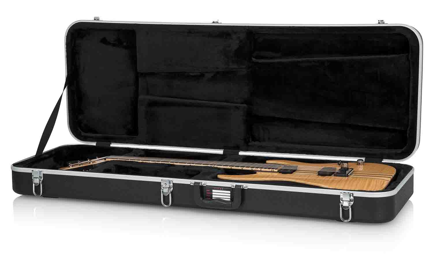 Gator Cases GC-ELEC-XL Deluxe Molded Guitar Case for Electric Guitars - Extra Long - Hollywood DJ