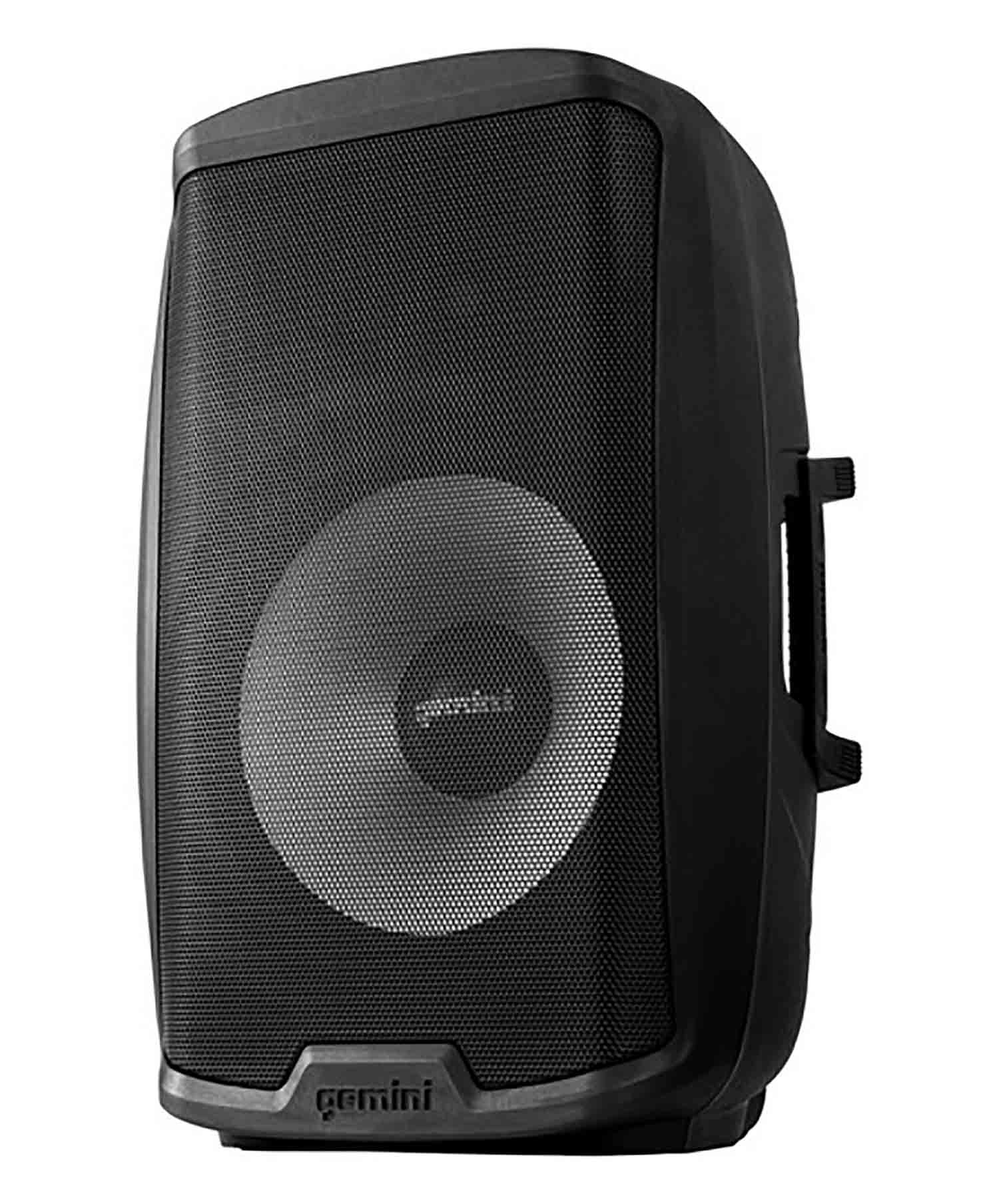 Gemini Sound AS-2115BT-PK, 15-Inch Active Bluetooth Loudspeaker with Stand and Mic - 2000W - Hollywood DJ