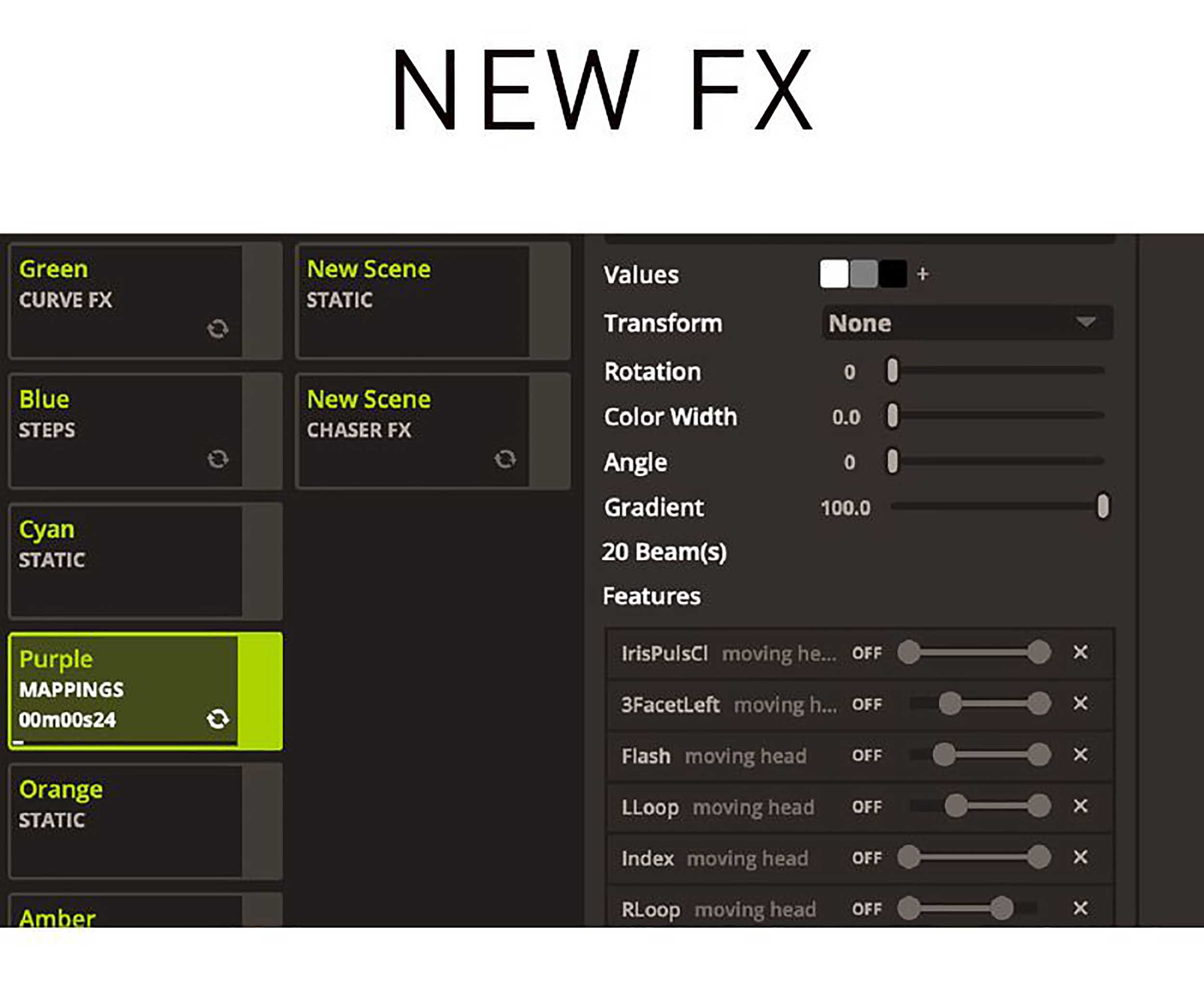 ADJ MYDMX5, DMX Lighting Control Software by ADJ