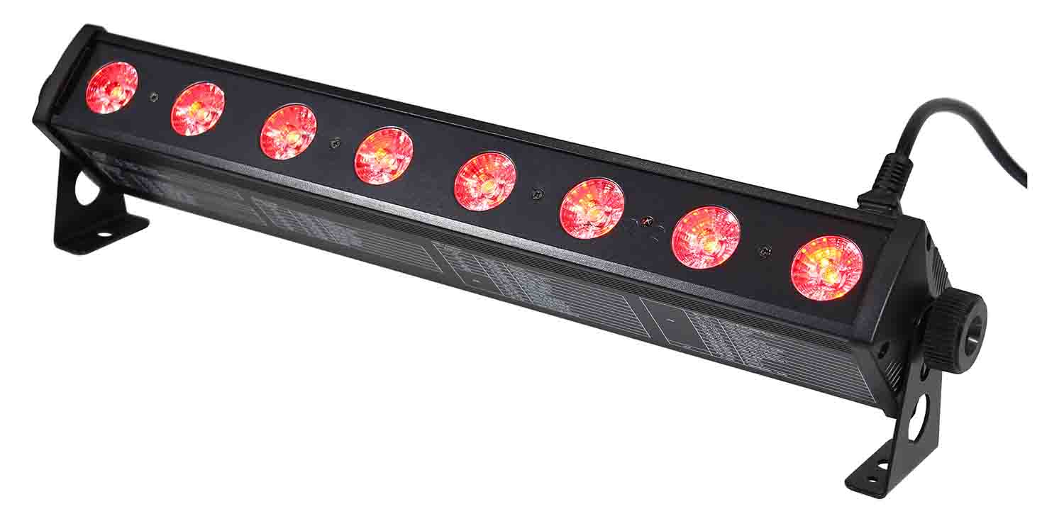 ProX X-BAR8RGBUV 8 32W High Power RGB-UV LED Wash Light - Hollywood DJ