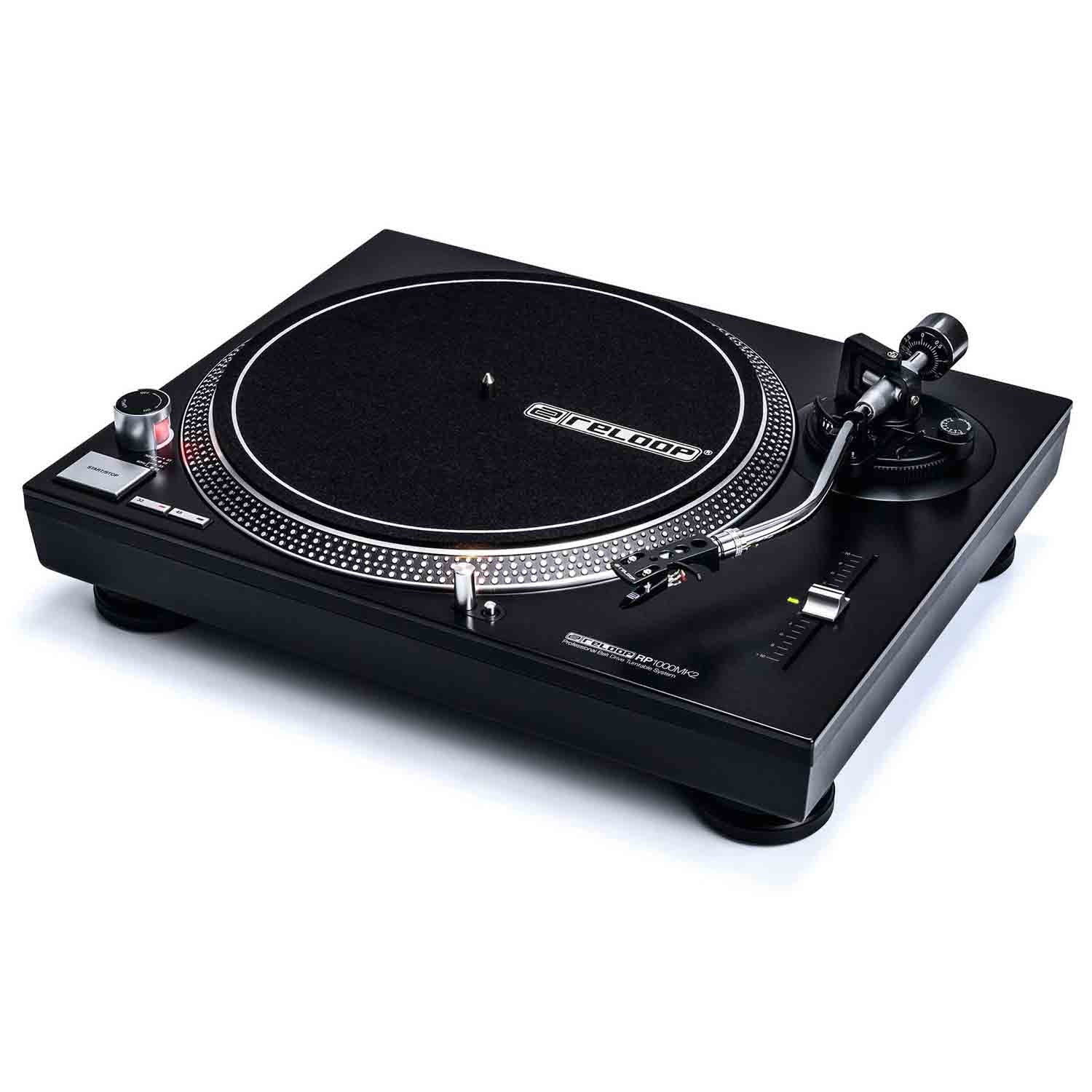 Reloop RP-1000-MK2, Professional Belt Drive Turntable System - Hollywood DJ