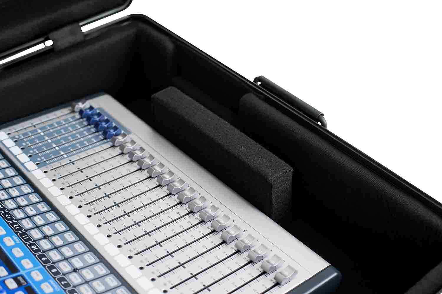 Gator Cases GTSA-MIX222508 Polyethylene DJ Mixer and Equipment Case - 22″x25″x8″ - Hollywood DJ