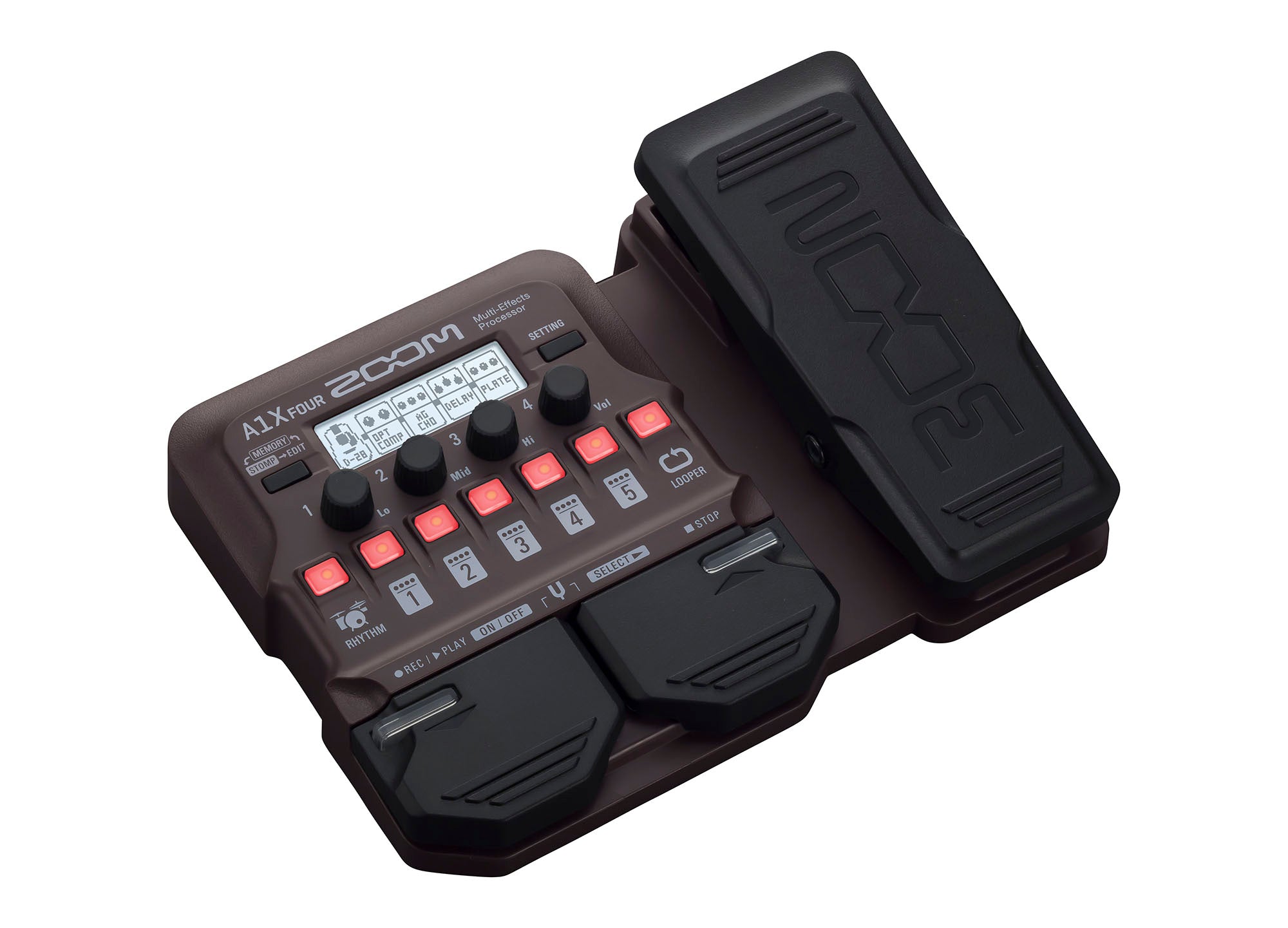 Open Box: ZOOM A1X Four Multi LEGENDARY Effects Processor Pedal - Hollywood DJ