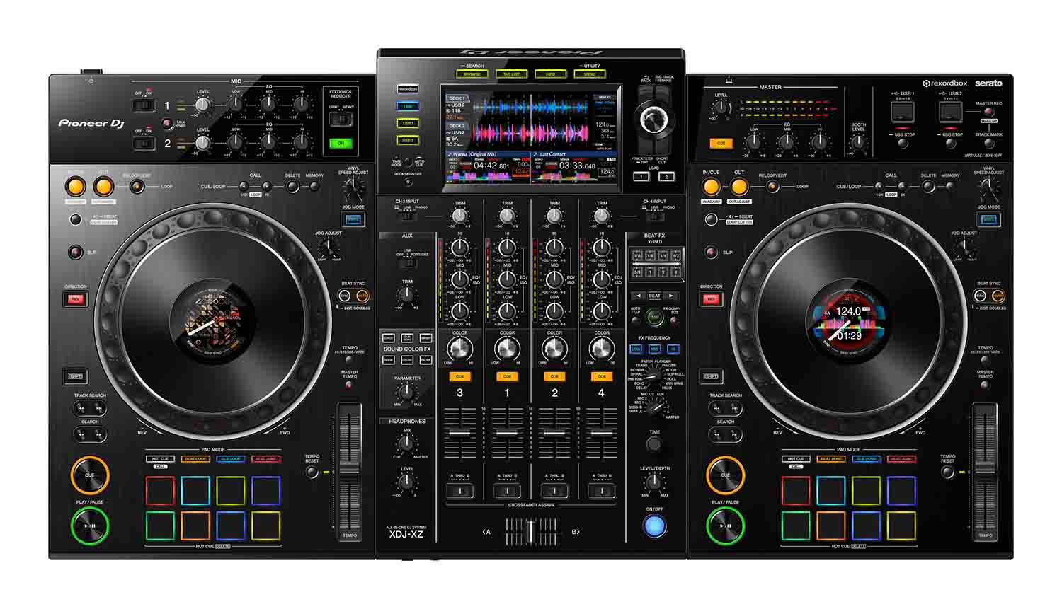 B-Stock: Pioneer DJ XDJ-XZ Professional all-in-one DJ Controller System - Black - Hollywood DJ