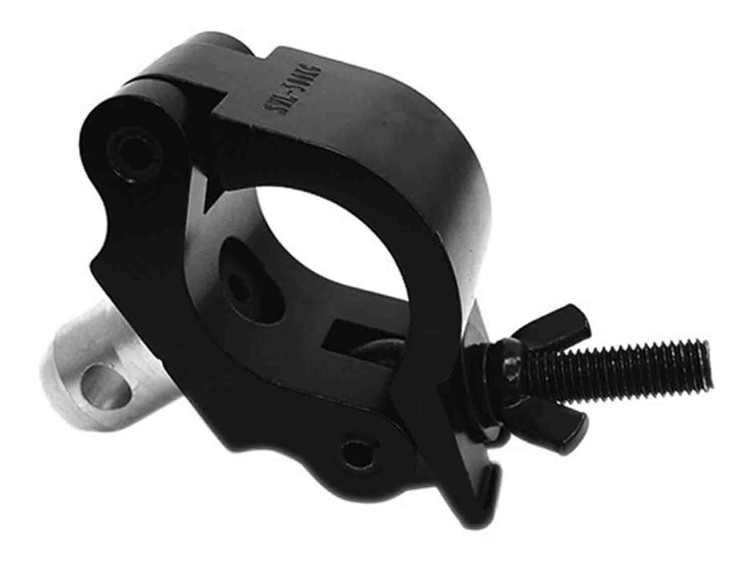 Global Truss COUPLER CLAMP BLK Heavy Duty Clamp with Half Coupler - Black - Hollywood DJ