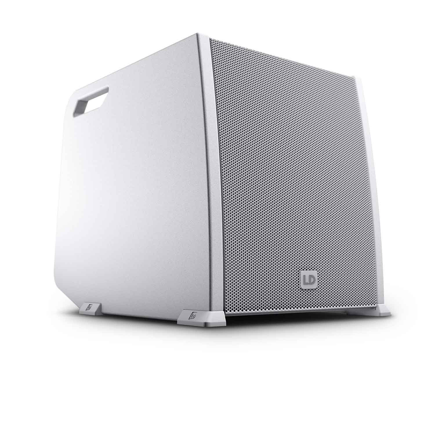 LD Systems CURV500AVSW Portable Array System AV Set Including Speaker Cables - White - Hollywood DJ