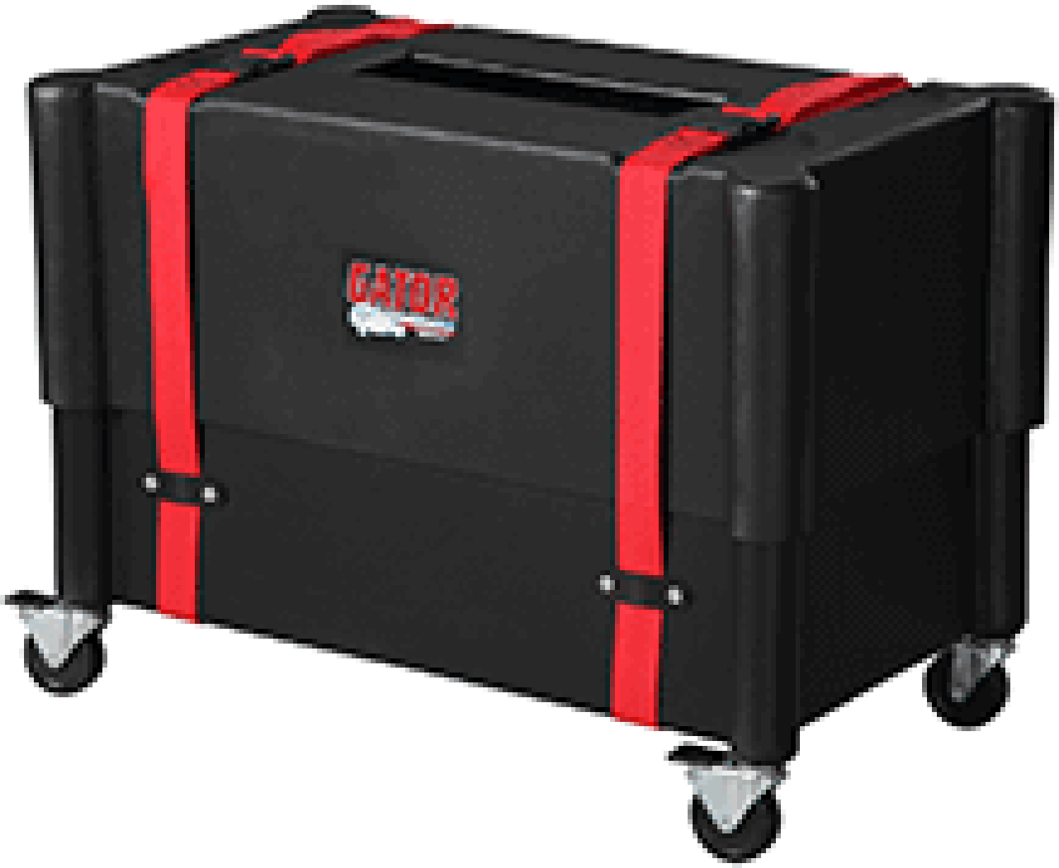 Gator Cases G-212-ROTO, 2X12 Combo Amp Transporter Case and Stand with Wheels - Hollywood DJ