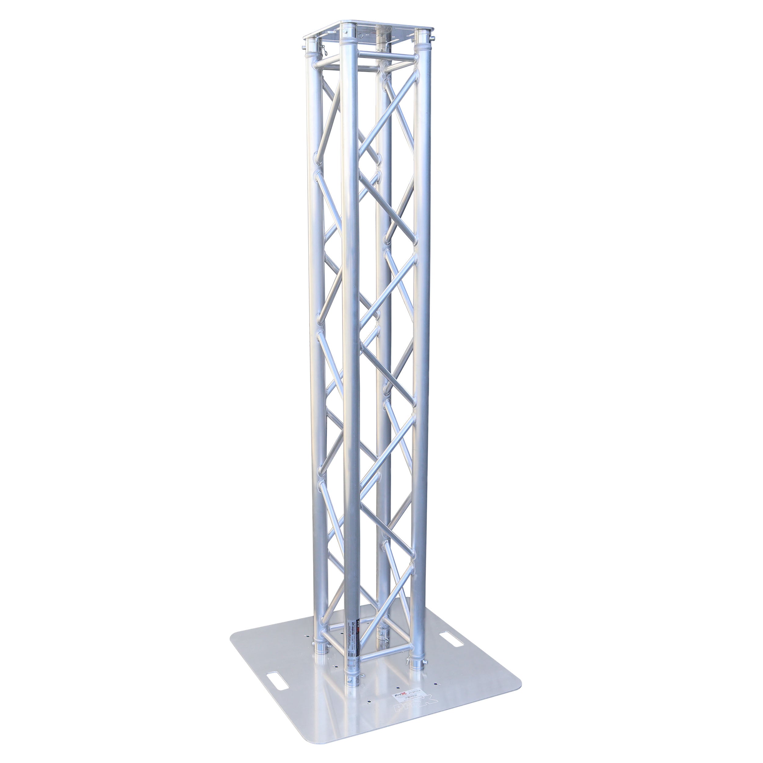 ProX KT-SQ656TOTEMTCX2, K-Truss 6.56 Lightweight Square Truss Totem Full Package Includes White Scrim, Top Plate and Base Plate ProX Cases