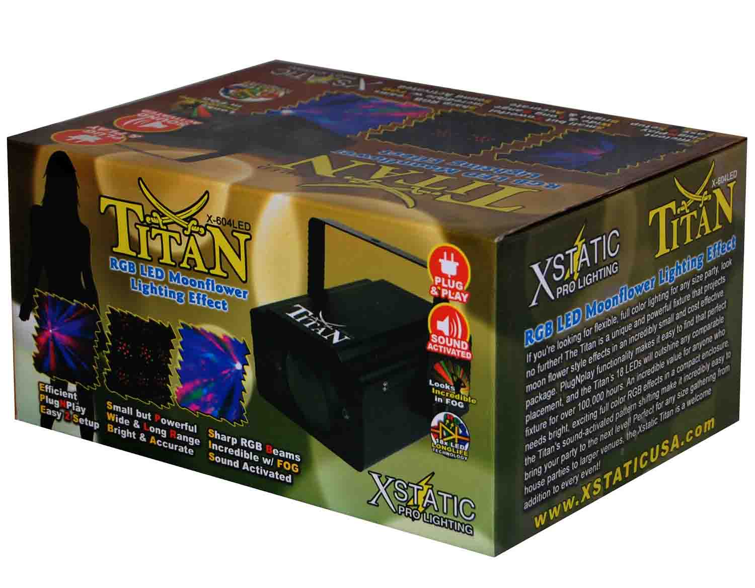 ProX X-604LED Titan Moonflower Style Effect Fixture - Hollywood DJ