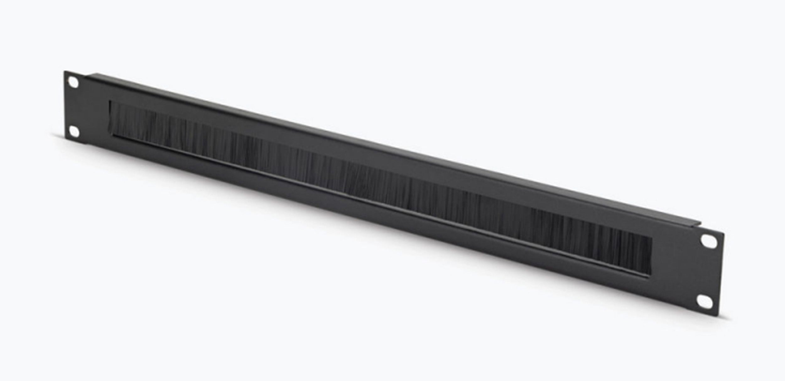 On Stage RPBR1000, 1U Rack Brush Panel - Black On-Stage