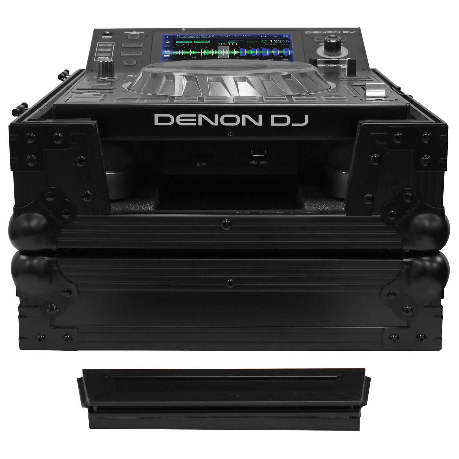 B-Stock: Odyssey FZCDJBL Universal Black Large Format Media Player Flight Case - Hollywood DJ
