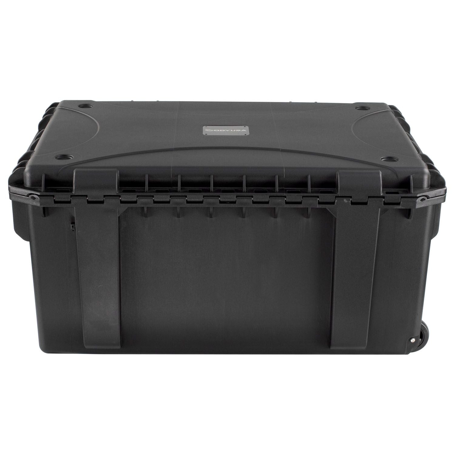 Odyssey VU291813HWNF Empty Bottom Interior Injection-Molded Trolley Utility Case - 29.25″ x 18.5″ x 12.5″ - Hollywood DJ