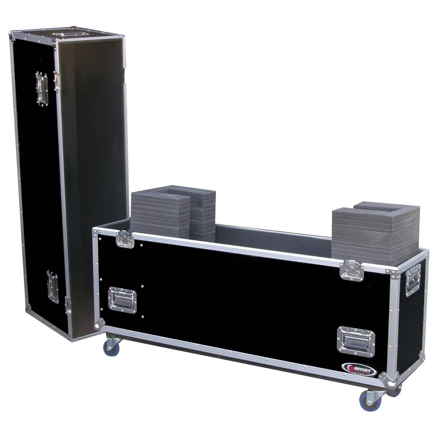 Odyssey FZPLASMA50W, 50″ Flat Screen Monitor Flight Case With Wheels - Hollywood DJ