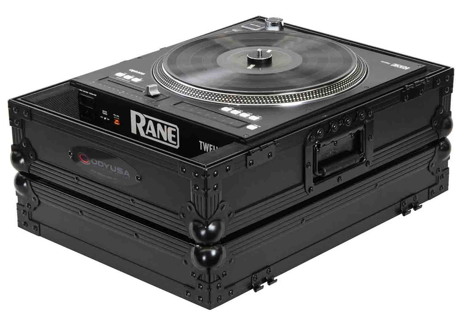 Odyssey FZRANE12BL Black Flight Case For Rane Twelve Mixer - Hollywood DJ