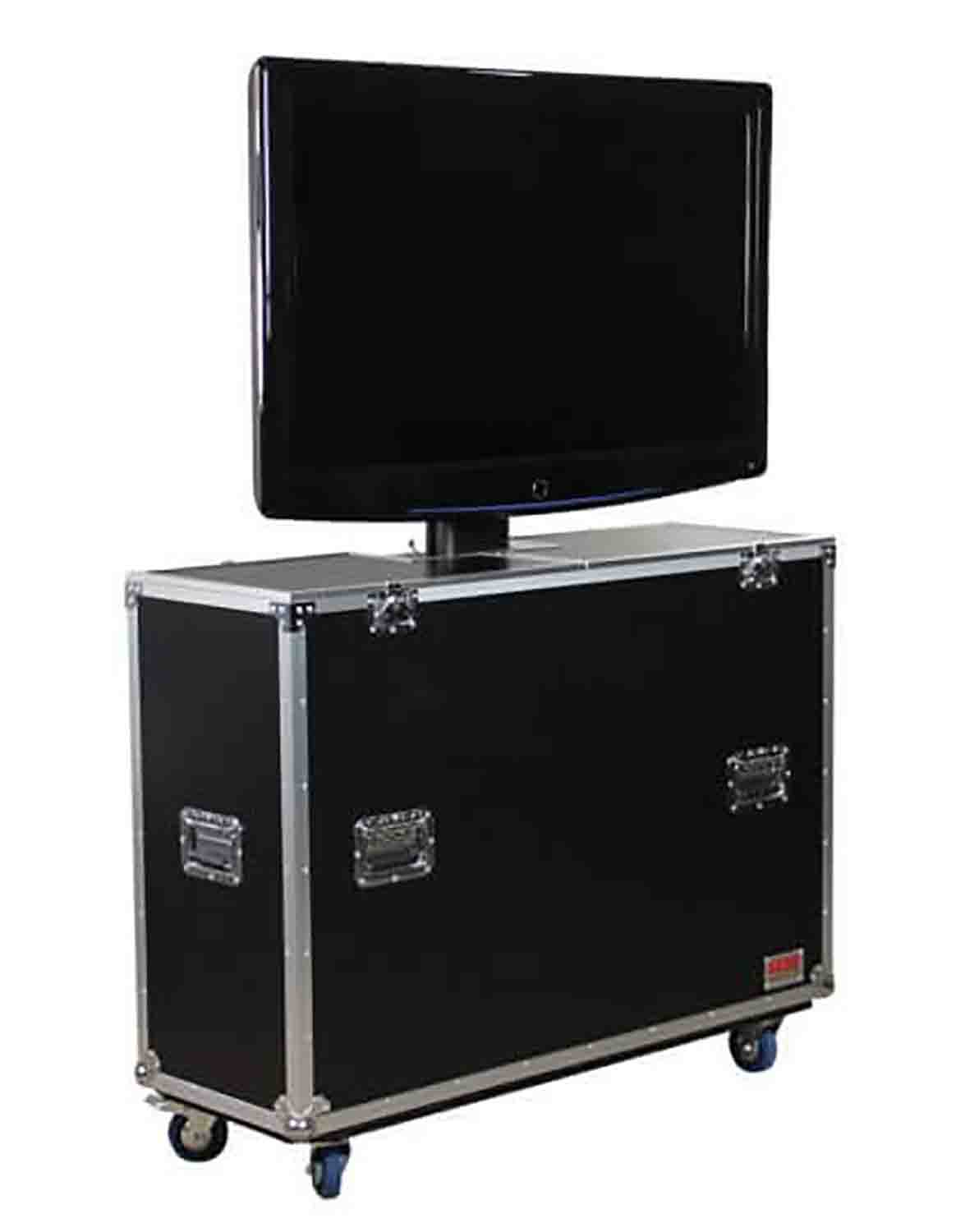 Gator Cases G-TOUR ELIFT 55 Electric Lift Road Case for 55″ LCD or Plasma Screen - Hollywood DJ