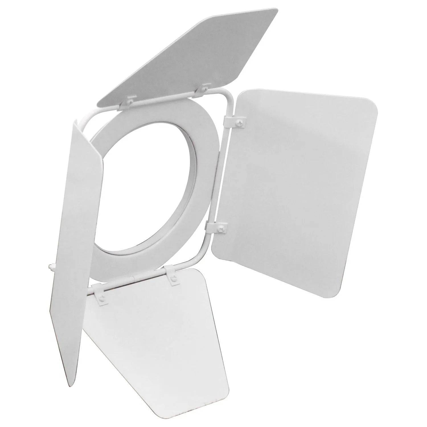 Odyssey LSPAR16BDW White Barn Door for Par 16 Light Fixtures - Hollywood DJ