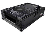 ProX XS-CDBL, DJ Flight Case for Large Format CD-Media Player - Black - Hollywood DJ
