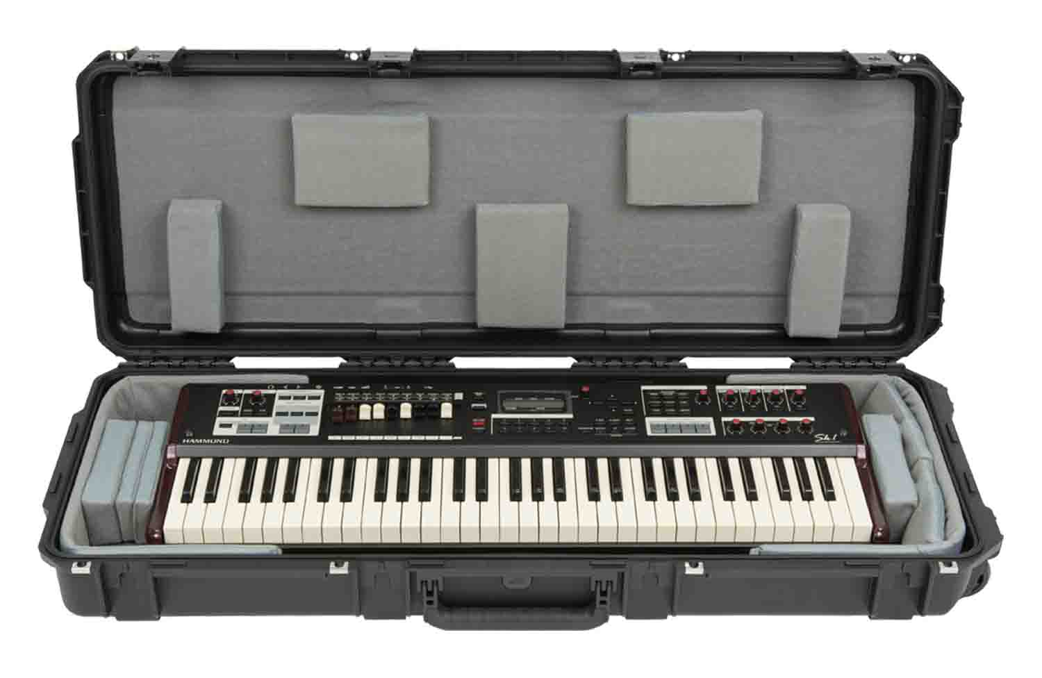 SKB Cases 3i-4214-TKBD iSeries 4214-5 Narrow 61-Note Keyboard Case - Hollywood DJ