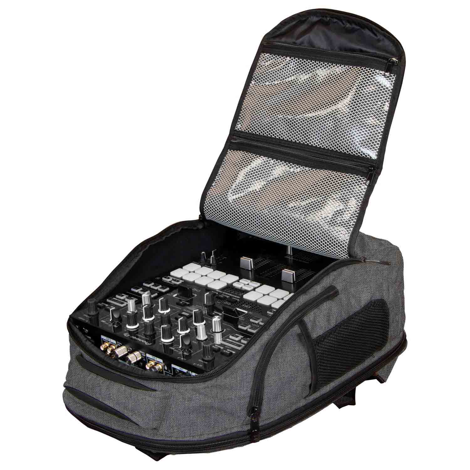 Odyssey BPBACKTRAKXLG Backtrak XL DJ Backpack - Gray - Hollywood DJ