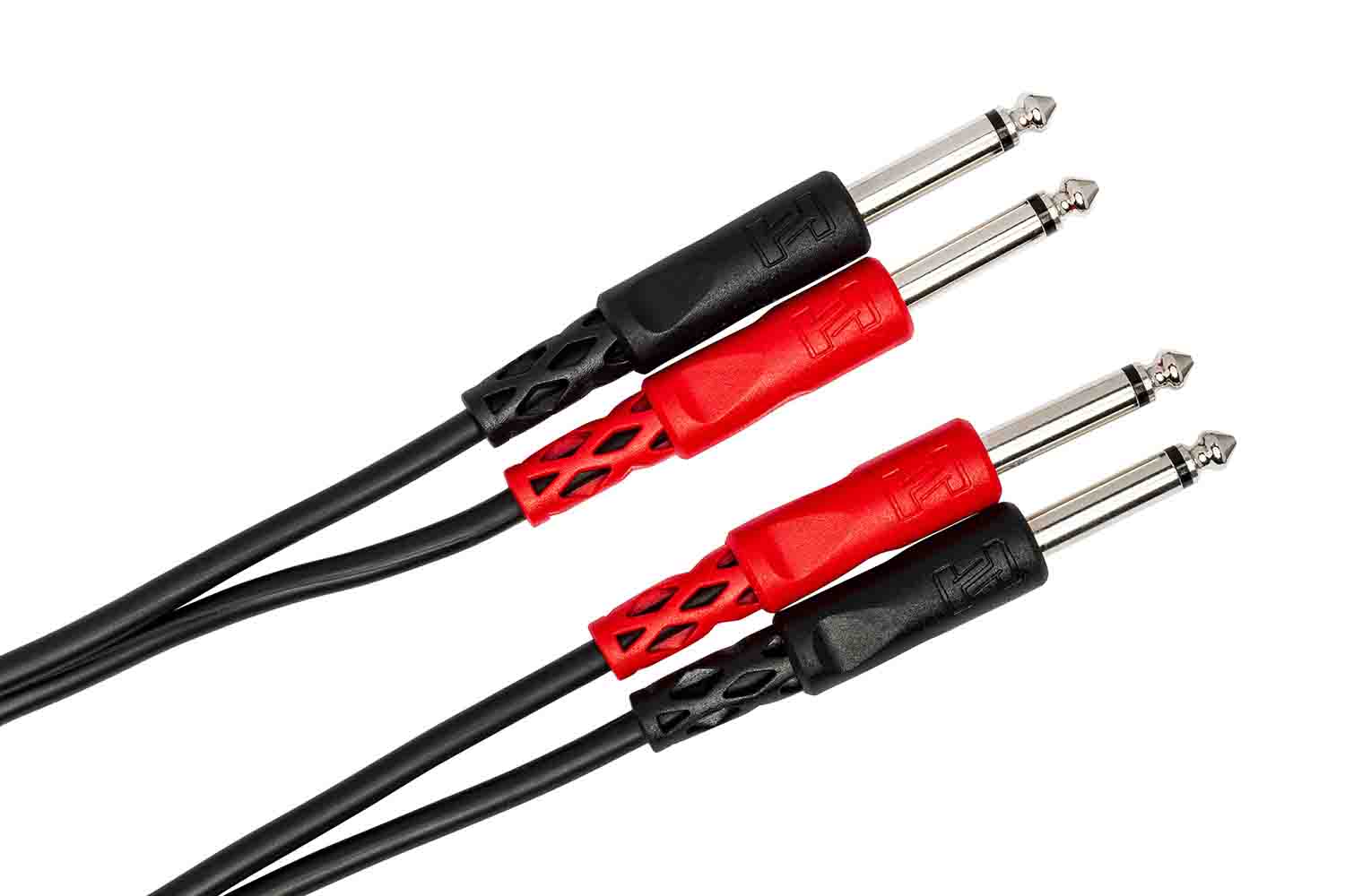 Hosa Stereo Interconnect Cable, Dual 1/4 in TS to Same - Hollywood DJ