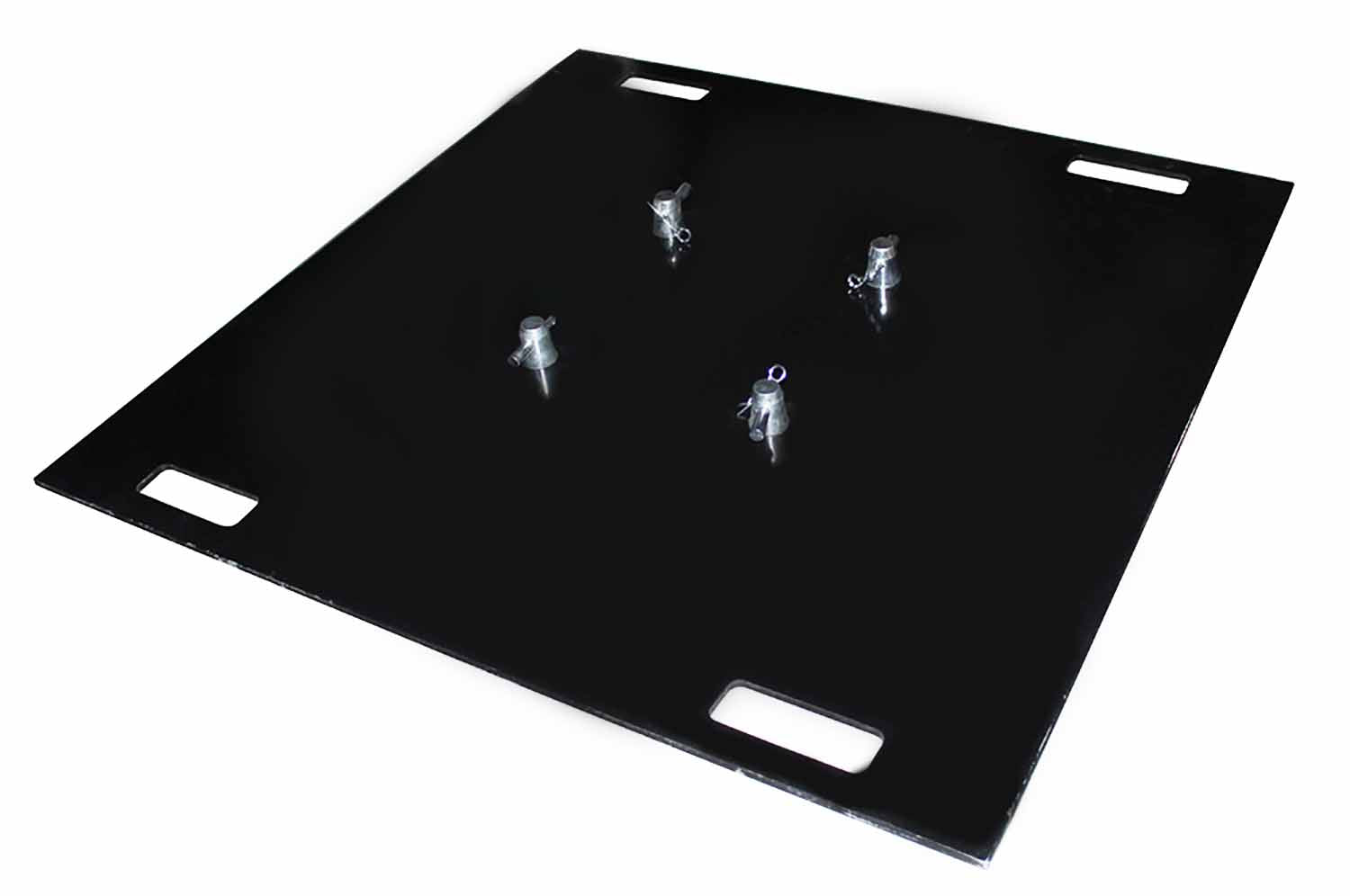ProX XT-BP3636S Steel Base Plate for F34 Trussing with Conical Connectors - 36'' x 36'' - Hollywood DJ