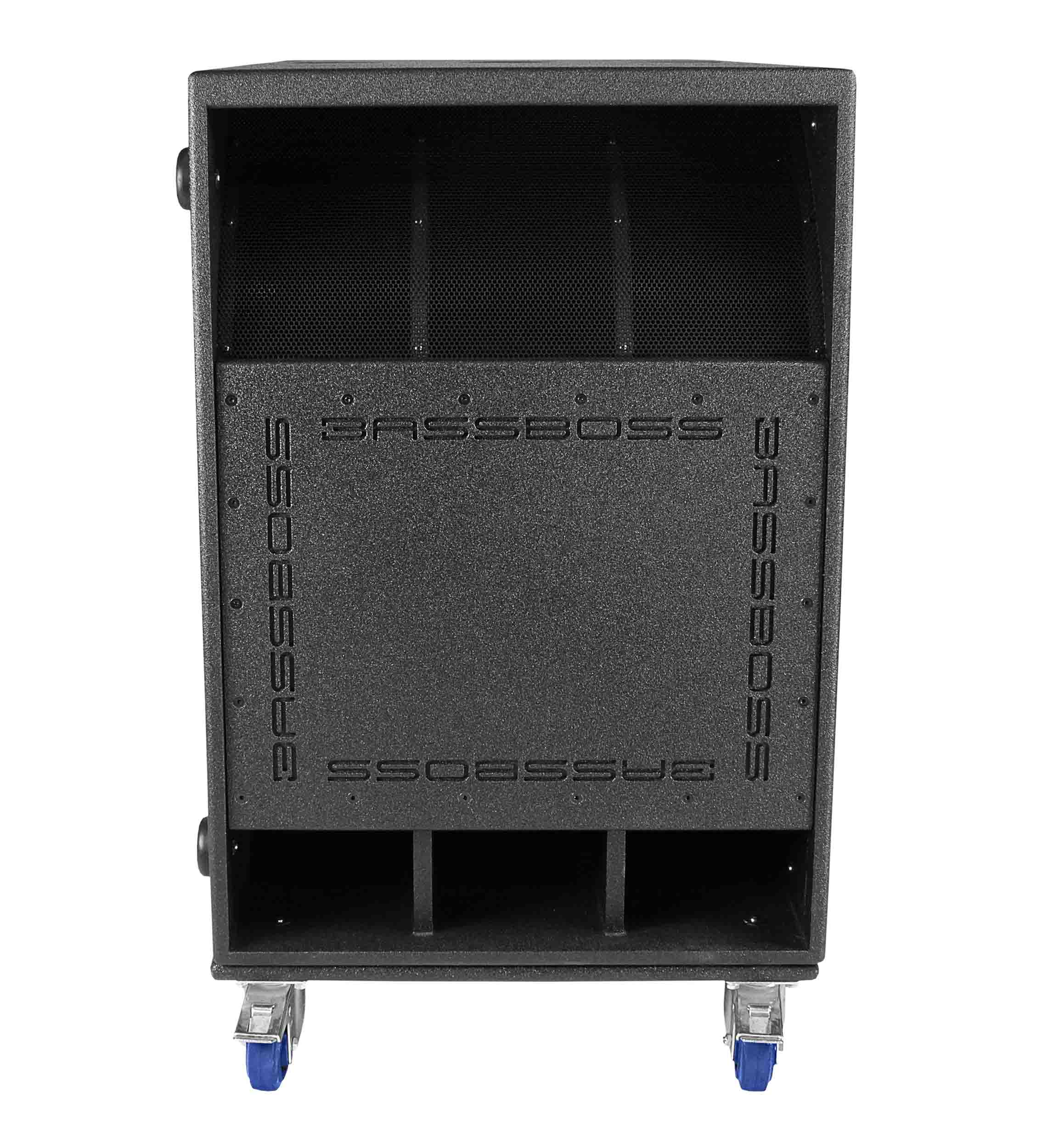 BassBoss BB-VS21-V-WC Custom-Designed Wheel Cart for Subwoofer - Hollywood DJ