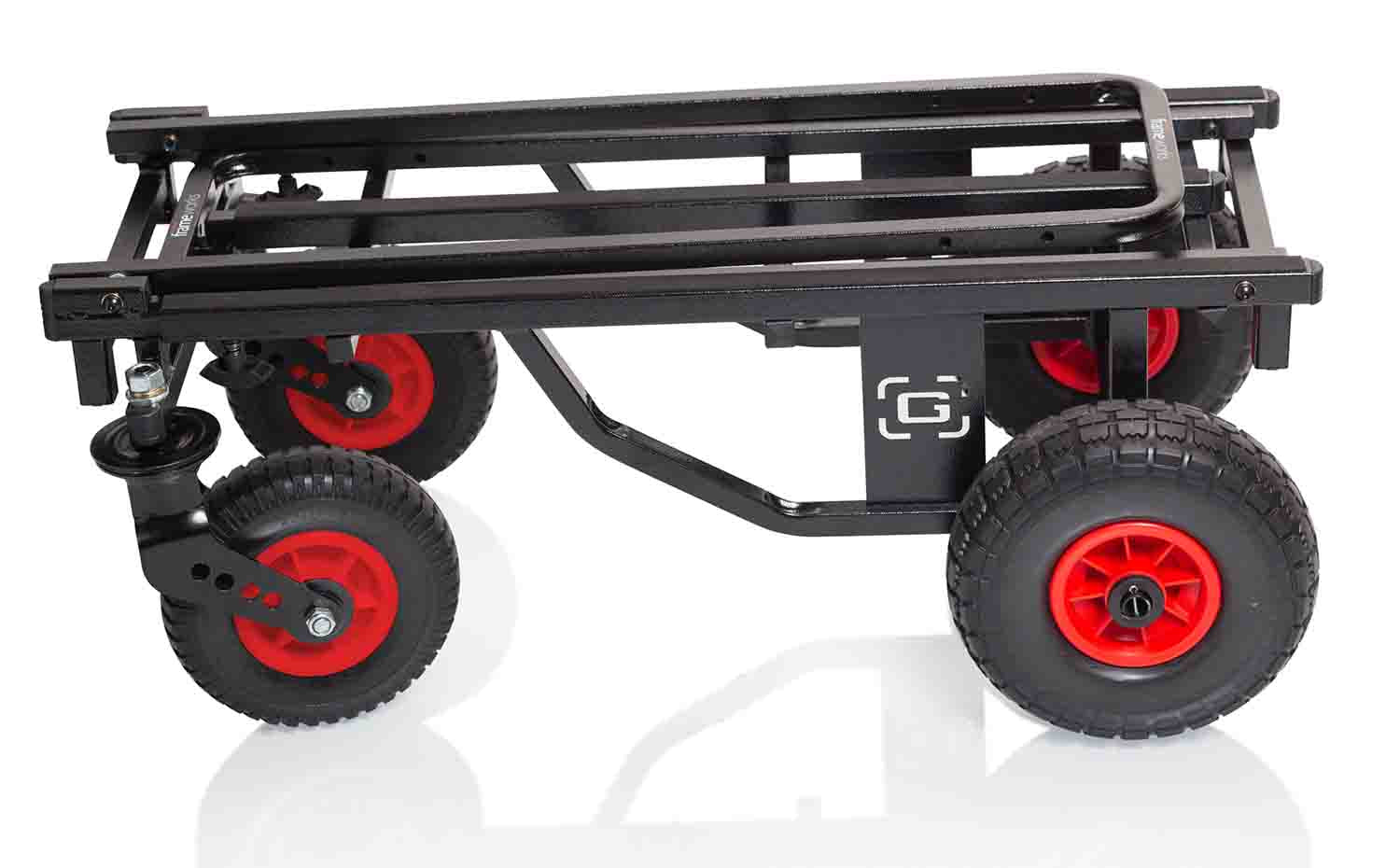 Gator Frameworks GFW-UTL-CART52AT All-Terrain Folding Multi-Utility Cart with 30-52” Extension - Hollywood DJ