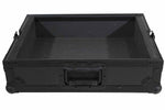 ProX T-TTBL Flight Case for Turntable with Foam Kit - Black on Black - Hollywood DJ