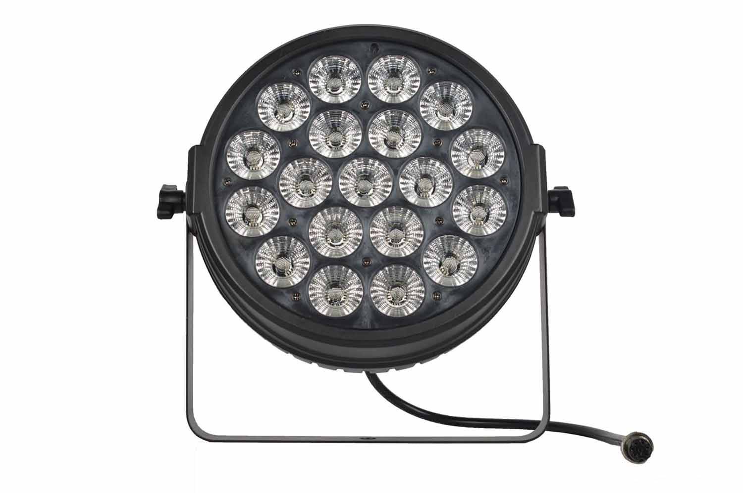 JMAZ Versa Flex Par QUAD19 LED Par featuring 19 QUAD (RGBW) 10W LEDS - Pair - Hollywood DJ