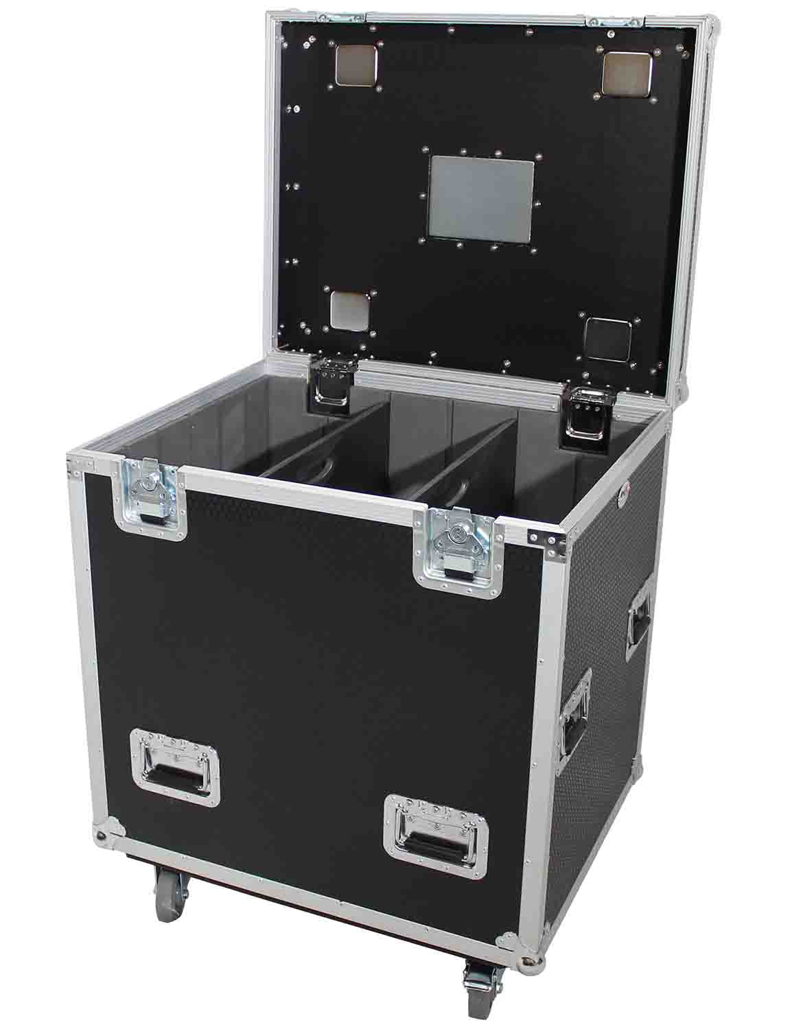 ProX XS-UTL243036W Heavy-Duty Truck Pack Utility Flight Case W-Divider and Tray Kit - 24"X30"X36" - Hollywood DJ