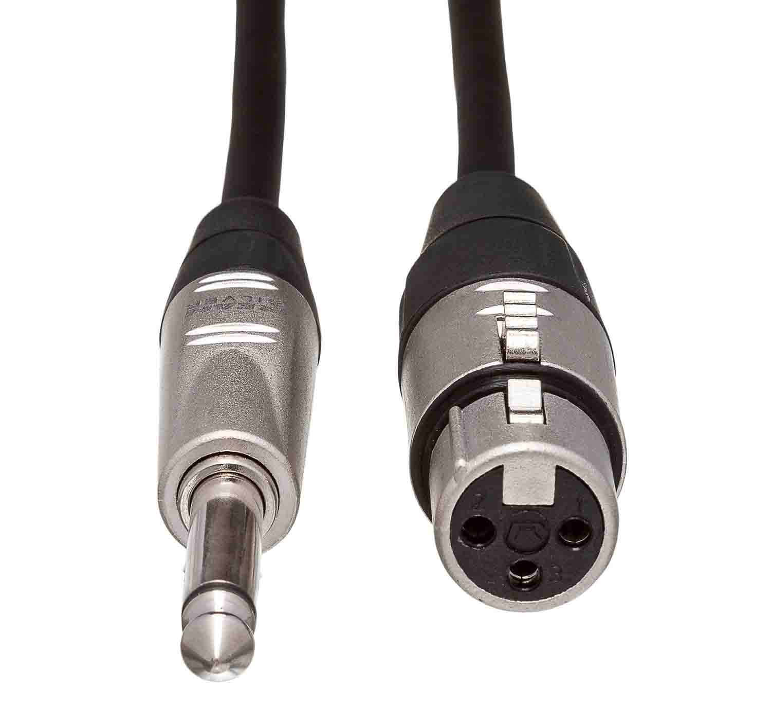 Hosa XLR3F to 1/4" TS Pro Unbalanced Interconnect Cable - Hollywood DJ