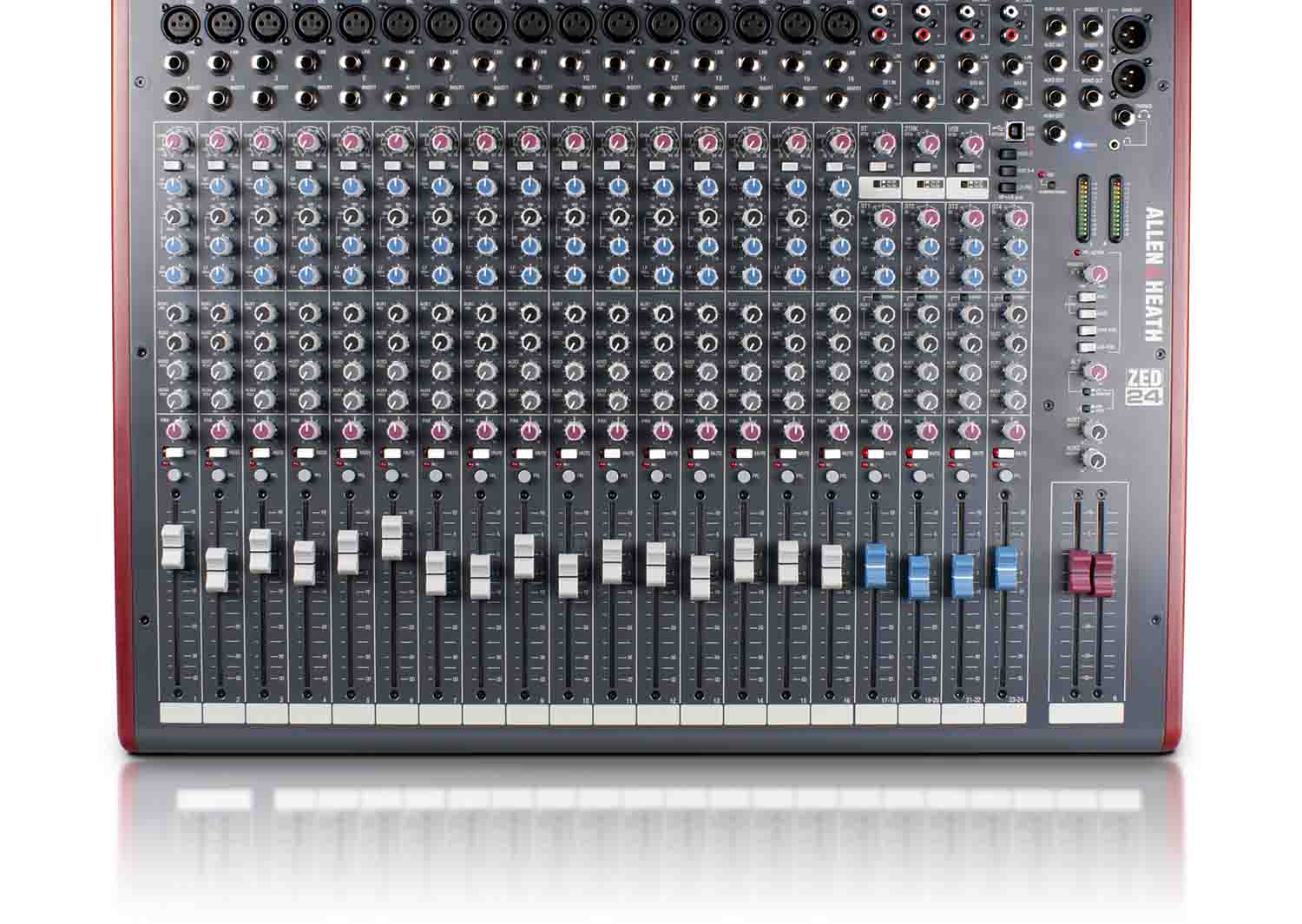 Allen & Heath ZED-24 Multipurpose Mixer for Live Sound and Recording - Hollywood DJ